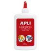 Apli Cola Blanca - 250g - Secado Rapido - Resistente al Agua - Ideal para Manualidades y Trabajos Escolares - Blanco