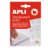 Apli Dot Puntos Adhesivos Removibles 64 U - Adhesivo Removible - Facil de Usar - Ideal para Manualidades y Oficina - Blanco