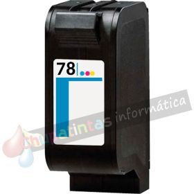 HP 78 Color Cartucho de Tinta Genérico - Reemplaza C6578AE/C6578DE-1