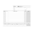 Apli Talonario Factura 1/4 Apaisado Duplicado A-64 - Papel Autocopiativo - Numeracion Secuencial - 50 Juegos por Talonario - Blanco y Amarillo