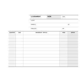 Apli Talonario Entrega 1/8 Apaisado Triplicado - 210 x 148mm - Copias Autocopiativas - Numeracion Secuencial - Papel Autocopiativo de Alta Calidad - Blanco