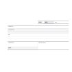 Apli Talonario Recibo 1/3 Apaisado Duplicado A-60 - Papel Autocopiativo - Numeracion Secuencial - 3 Copias - Blanco
