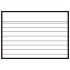 Apli Fichas Rayas Nº1 95x65mm 100U - Ideal para Organizar y Clasificar - Resistente y Duradero - Multicolor