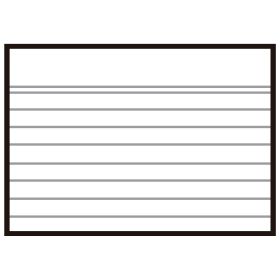 Apli Fichas Rayas Nº1 95x65mm 100U - Ideal para Organizar y Clasificar - Resistente y Duradero - Multicolor