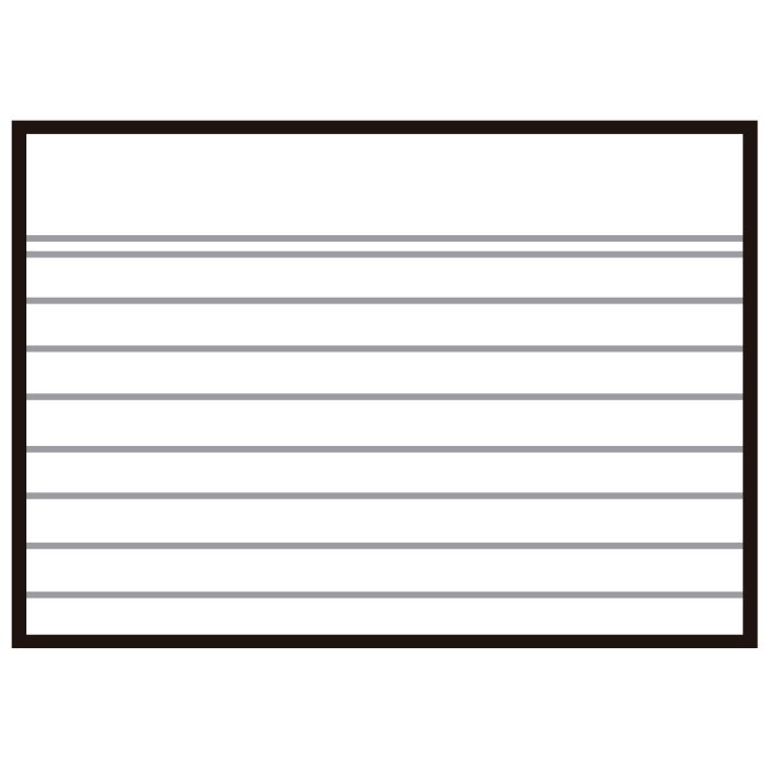 Apli Fichas Rayas Nº1 95x65mm 100U - Ideal para Organizar y Clasificar - Resistente y Duradero - Multicolor