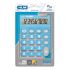 Milan Calculadora 10 Digitos Duo - Calculadora de Sobremesa - Teclas Grandes - Tecla Rectificacion Entrada de Datos - Color Azul