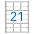 Apli Etiquetas Blancas Resistentes Intemperie 63.5 x 38.1mm 20 Hojas