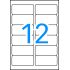 Apli Etiquetas Blancas Resistentes Intemperie 99.1 x 42.3mm 20 Hojas