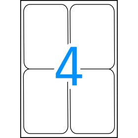 Apli Etiquetas Blancas Resistentes Intemperie 99.1 x 139mm 20 Hojas