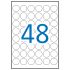 Apli Etiquetas Blancas Resistentes Intemperie Ø 30.0mm 20 Hojas