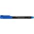 Faber-Castell Multimark Rotulador Permanente - Ancho de Trazo 0.6mm - Goma de Borrar Integrada - Resistente a la Luz y al Agua - Color Azul