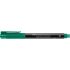 Faber-Castell Multimark Rotulador Permanente - Ancho de Trazo 1mm - Goma de Borrar Integrada - Resistente a la Luz y al Agua - Color Verde