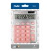 Milan Calculadora 10 Digitos Silver - Calculadora de Sobremesa - Teclas Grandes - Tecla Rectificacion Entrada de Datos - Color Rosa