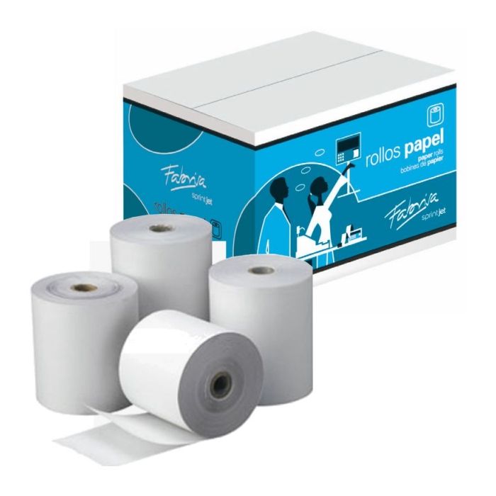 Fabrisa Rollo de Papel Autocopiativo - Medidas 70x65x12mm