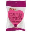 Apli Notas Adhesivas Corazon 70x70mm - Bloc 200 Hojas - 4 Colores Surtidos - Fluorescentes