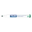 Milan Rotuladores para Pizarra Blanca con Punta Redonda - Punta 4.7 mm - Tinta a Base de Alcohol - Borrable en Seco - Color Verde