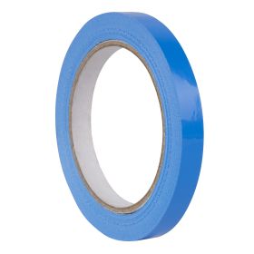 Apli Cinta Adhesiva Azul 12mm x 66m - Resistente al Agua y a la Intemperie - Facil de Cortar con la Mano - Ideal para Manualidades y Embalaje Azul