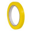 Apli Cinta Adhesiva Amarilla 12mm x 66m - Resistente al Agua y a la Intemperie - Facil de Cortar y Manipular - Ideal para Etiquetar y Marcar - Amarillo