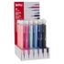 Apli Expositor Portaminas Soft Nordik - 05mm - Colores Salmon, Rosa, Turquesa, Azul, Azul Marino y Negro - Capuchon con Tapon Transparente y Goma de Borrar - 24 Unidades