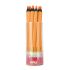 Apli Lapices Jumbo Fluor Naranja - Triangulares de 5mm - Mejor Sujecion y Cobertura - Pack de 18 Unidades - Formato para Expositor