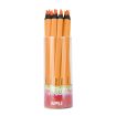 Apli Lapices Jumbo Fluor Naranja - Triangulares de 5mm - Mejor Sujecion y Cobertura - Pack de 18 Unidades - Formato para Expositor