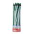Apli Lapices Jumbo Metallic Verde Metalizado - 5mm Grueso Triangular - Pack de 18 - Mejora la Sujecion
