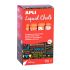Apli Rotulador de Tiza Liquida Naranja - Punta Redonda - Ideal para Pizarras, Plastico, Ventanas, Ceramica, Vinilos, Metal, Etc - Facil de Borrar - Secado Rapido