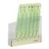 Apli Subrayadores Caramelo Verde - Doble Punta: 5mm Plana y 2mm Redonda - Refill Pack de 6 - Ideal para Agendas, Libretas y Calendarios