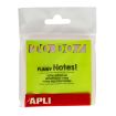 Apli Notas Adhesivas Troquelado To Do 75x75mm Bloc 75 Hojas - 3 Colores Surtidos Fluorescentes - Ideal para Organizar Tareas - Vibrante