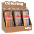 Apli Jumbo Set de Lapices - 5mm de Grosor - 12 Cajas Surtidas con 6 Lapices Cada Una - Fluo, Metal y Pastel