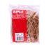 Apli Gomas Elasticas Ø 140 x2mm - Bolsa con Zip y Eurohole - 100g de Contenido - 70% de Caucho Natural - Gran Elasticidad y Excelente Resistencia