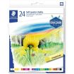 Staedtler 2430 Pack de 24 Tizas Pastel Suave - Excelentes para Mezclar Colores - Resistencia a la Luminosidad - Colores Surtidos
