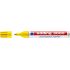 Edding 3000 Rotulador Permanente - Punta Redonda de 1.5mm - Trazo entre 1.5 y 3mm - Recargable - Secado Rapido - Color Amarillo