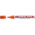 Edding 3000 Rotulador Permanente - Punta Redonda de 1.5mm - Trazo entre 1.5 y 3mm - Recargable - Secado Rapido - Color Naranja