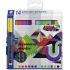 Staedtler Pack de 14 Rotuladores Permanentes - Trazo 0.6mm - Resistente a las Manchas y al Agua - Secado Rapido - Colores Surtidos