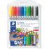 Staedtler Noris 320 Pack de 12 Rotuladores de Doble Punta - Resistente a la Presion - Colores Surtidos