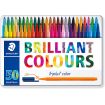 Staedtler Triplus Color 323 Pack de 50 Rotuladores de Punta Fina - Trazo 1mm Aprox - Tinta Base de Agua - Colores Surtidos