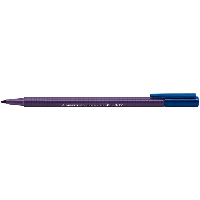 Staedtler Triplus Color 323 Rotulador de Punta Fina - Trazo 1mm Aprox - Tinta Base de Agua - Color Azul Indigo
