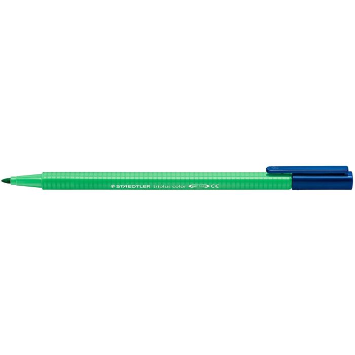 Staedtler Triplus Color 323 Rotulador de Punta Fina - Trazo 1mm Aprox - Tinta Base de Agua - Color Verde Palido