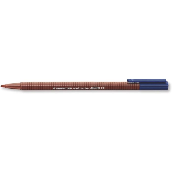 Staedtler Triplus Color 323 Rotulador de Punta Fina - Trazo 1mm Aprox - Tinta Base de Agua - Color Pardo Van Dyck