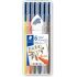 Staedtler Triplus Color 323 Pack de 6 Rotuladores de Punta Fina - Trazo 1mm Aprox - Tinta Base de Agua - Colores Surtidos