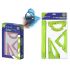 Bismark Pack de 4 Reglas Flexibles - Regla Recta - Transportador - Escuadra - Cartabon - Colores Surtidos