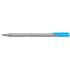 Staedtler Triplus Fineliner 334 Rotulador de Punta Fina - Trazo de 0.3mm - Tinta Base de Agua - Color Azul Neon