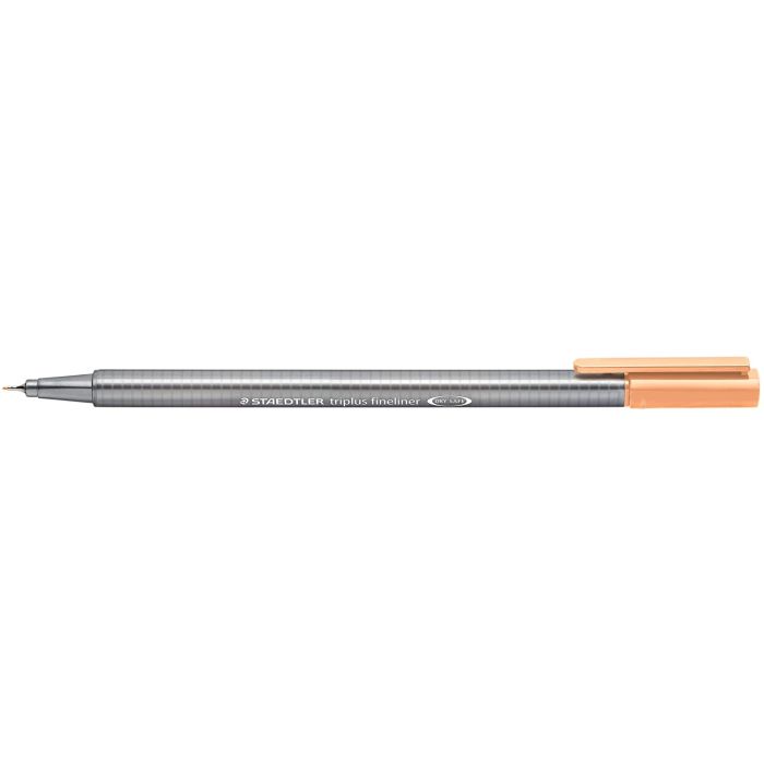 Staedtler Triplus Fineliner 334 Rotulador de Punta Fina - Trazo de 0.3mm - Tinta Base de Agua - Color Melocoton