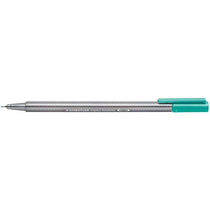 Staedtler Triplus Fineliner 334 Rotulador de Punta Fina - Trazo de 0.3mm - Tinta Base de Agua - Color Verde Esmeralda