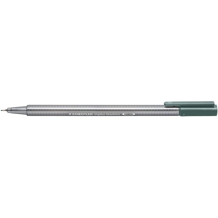 Staedtler Triplus Fineliner 334 Rotulador de Punta Fina - Trazo de 0.3mm - Tinta Base de Agua - Color Gris Calido