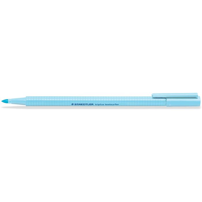 Staedtler Triplus Textsurfer 362 Rotulador Fluorescente - Punta Biselada 1 - 5mm Aprox - Tinta Base de Agua - Color Azul Cielo