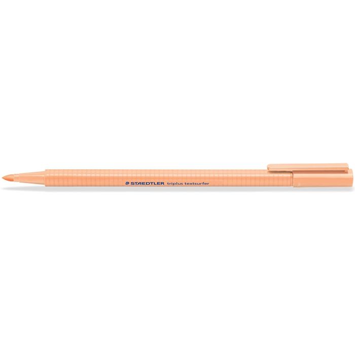Staedtler Triplus Textsurfer 362 Rotulador Fluorescente - Punta Biselada 1 - 5mm Aprox - Tinta Base de Agua - Color Melocoton