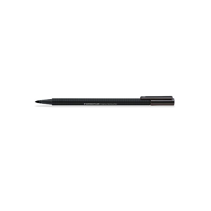 Staedtler Triplus Textsurfer 362 Rotulador Fluorescente - Punta Biselada 1 - 5mm Aprox - Tinta Base de Agua - Color Negro