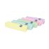 Oxford Kangoo Live & Go Estuche Cuadrado Pequeño - Material Esponjoso - Goma Elastica para unirlo al Cuaderno - Colores Surtidos Pastel